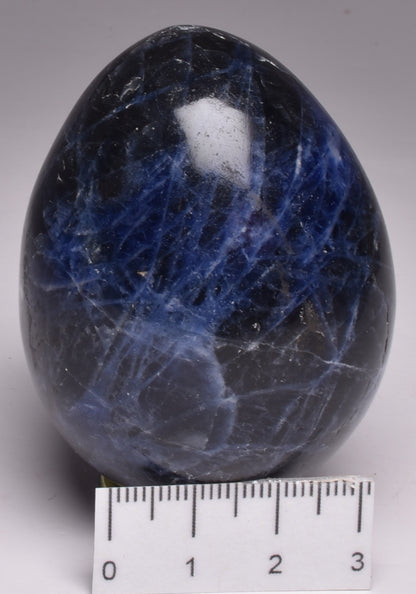 SODALITE POLISHED CRYSTAL EGG P1072