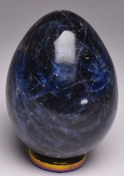 SODALITE POLISHED CRYSTAL EGG P1072