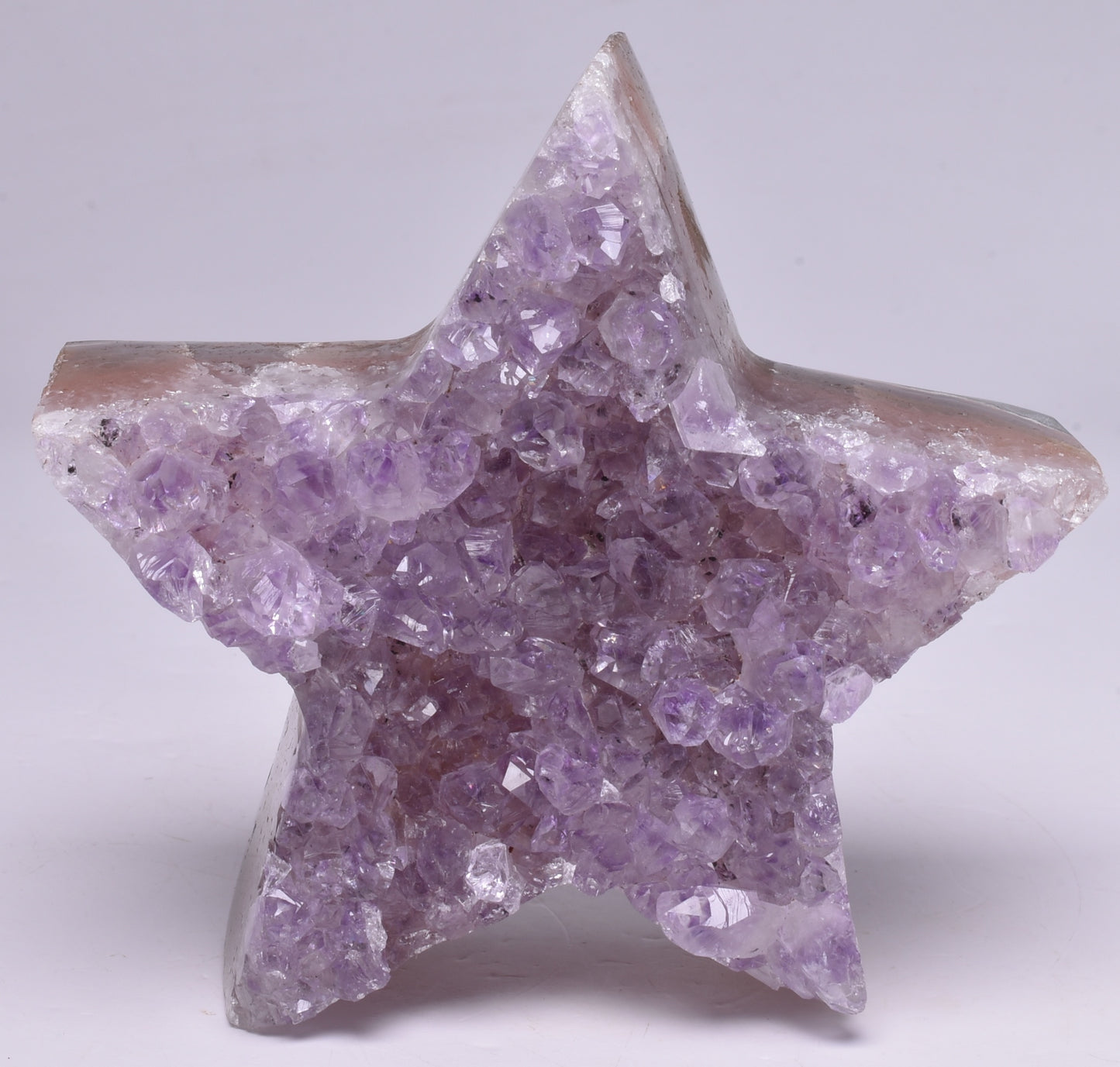 AMETHYST CLUSTER STAR CARVING P435