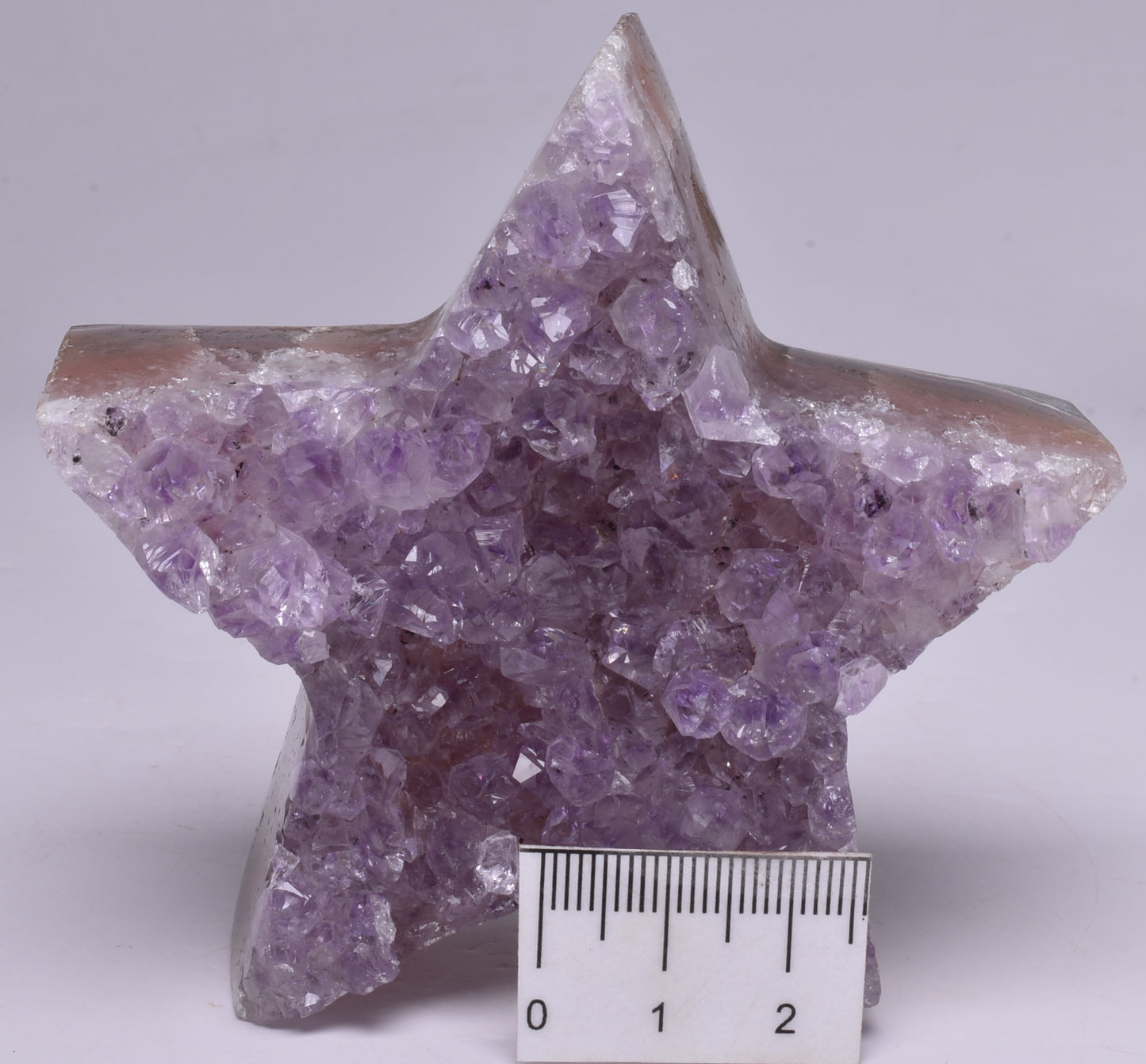 AMETHYST CLUSTER STAR CARVING P435