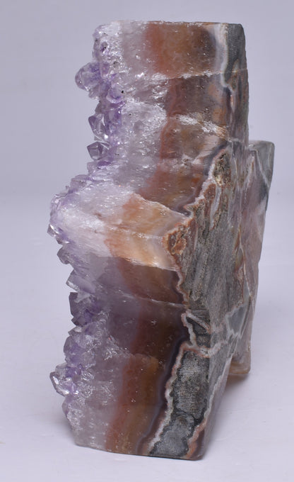 AMETHYST CLUSTER STAR CARVING P435