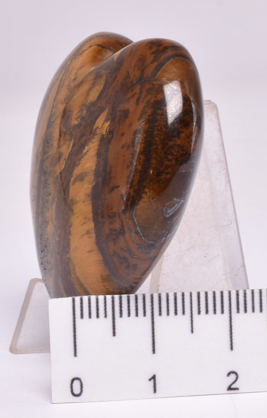 TIGER EYE CRYSTAL HEART CARVING P600