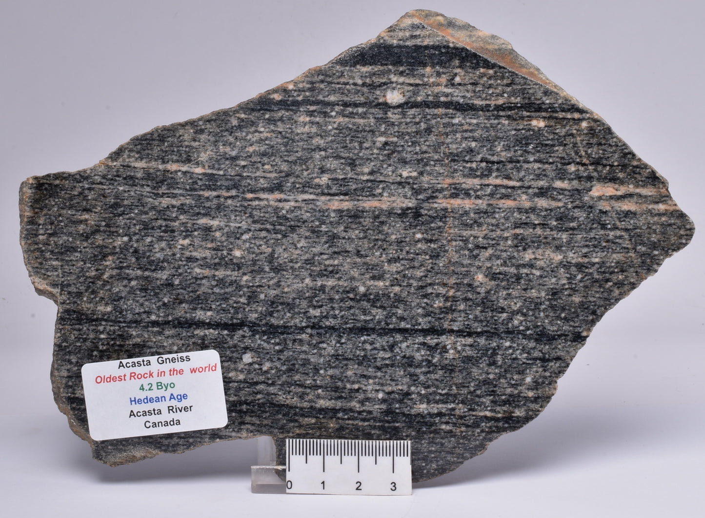 ACASTA GNEISS SLICE “OLDEST ROCK" CANADA S103