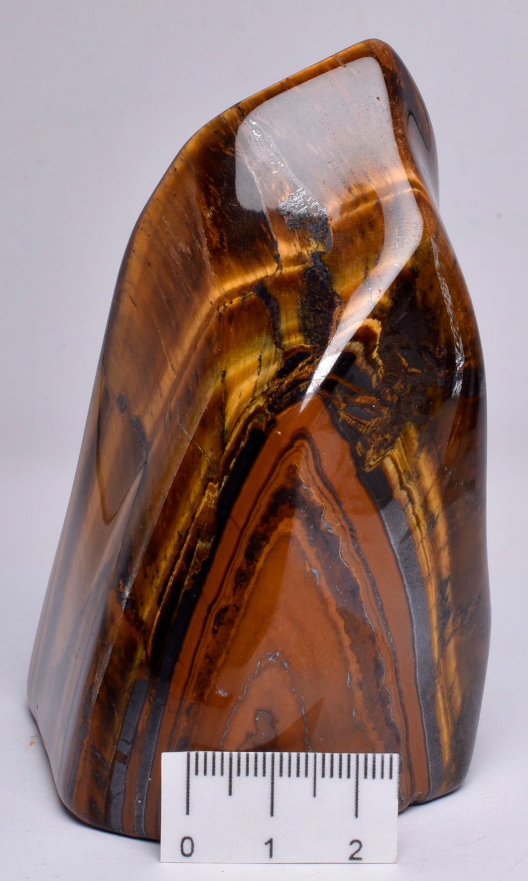 TIGER EYE CRYSTAL CARVED FLAME P17