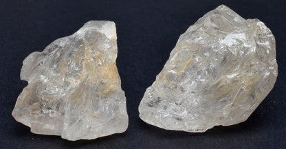 2 x ELESTIAL NATURAL QUARTZ CRYSTALS P195