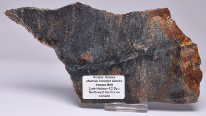 ACASTA GNEISS SLICE, “OLDEST ROCK" IMPACT MELT. CANADA S151