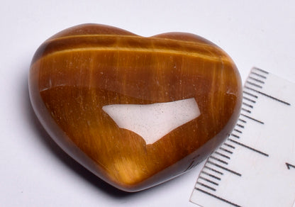 TIGER EYE CRYSTAL HEART CARVING P888