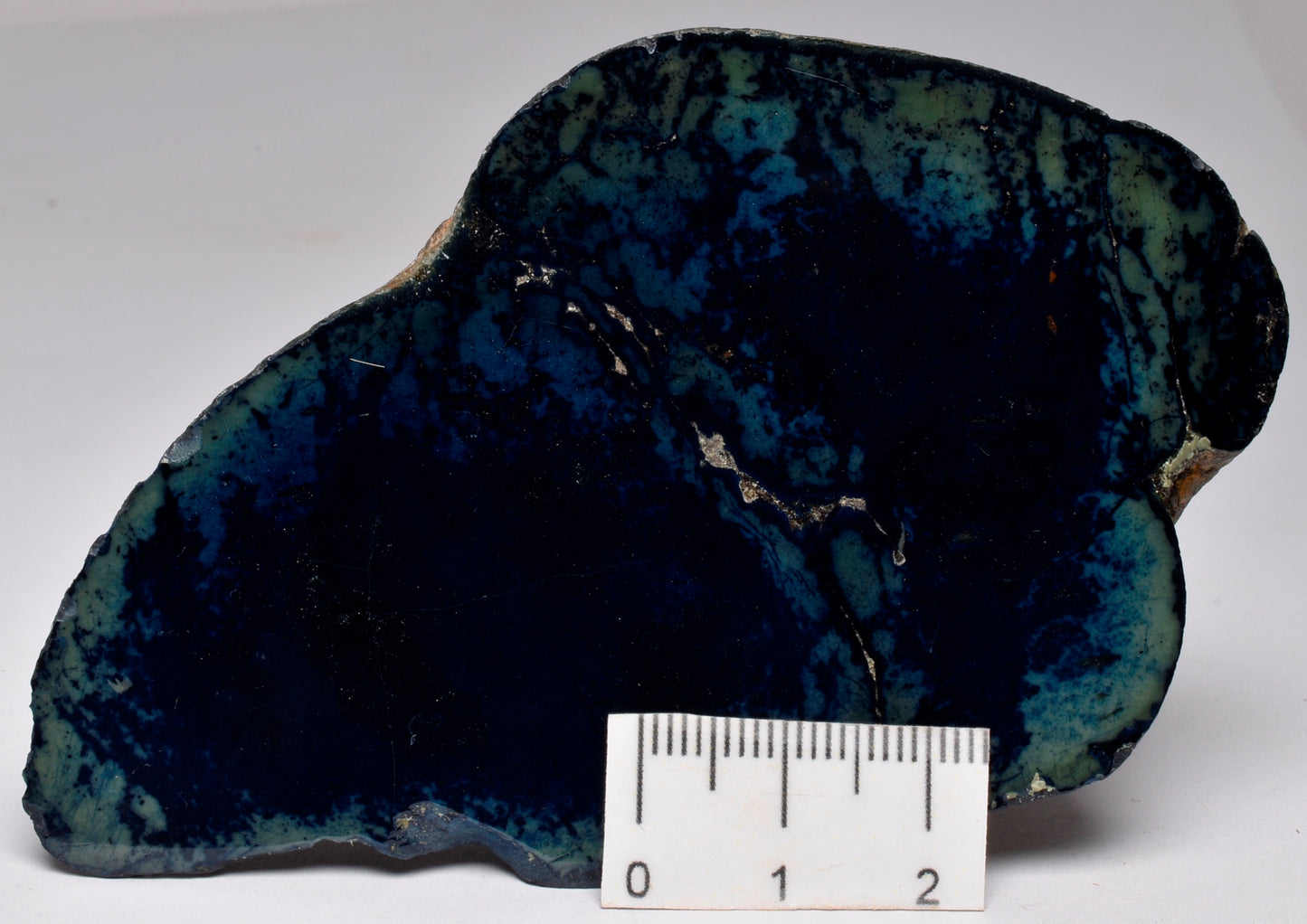 VIVIANITE NODULE, SLICED AND POLISHED, VICTORIA, AUSTRALIA S197