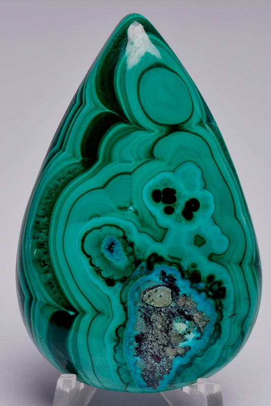 Malachite Polished Cabochon J131