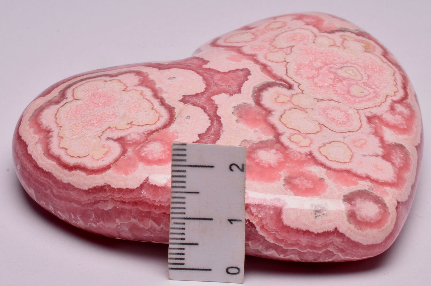 RHODOCHROSITE POLISHED CARVED HEART P319