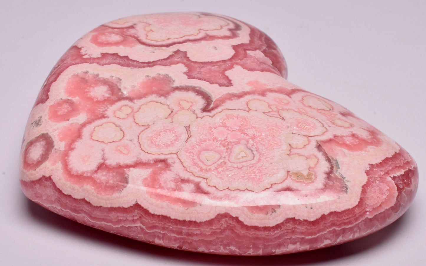 RHODOCHROSITE POLISHED CARVED HEART P319