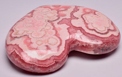 RHODOCHROSITE POLISHED CARVED HEART P319