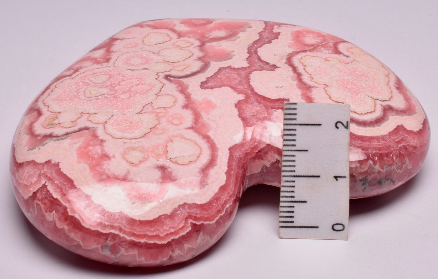 RHODOCHROSITE POLISHED CARVED HEART P319