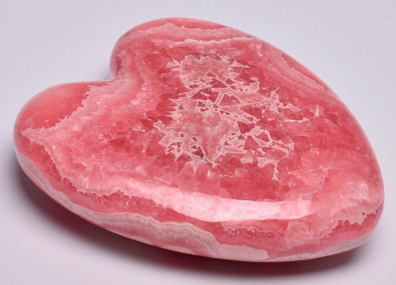 RHODOCHROSITE POLISHED CARVED HEART P330