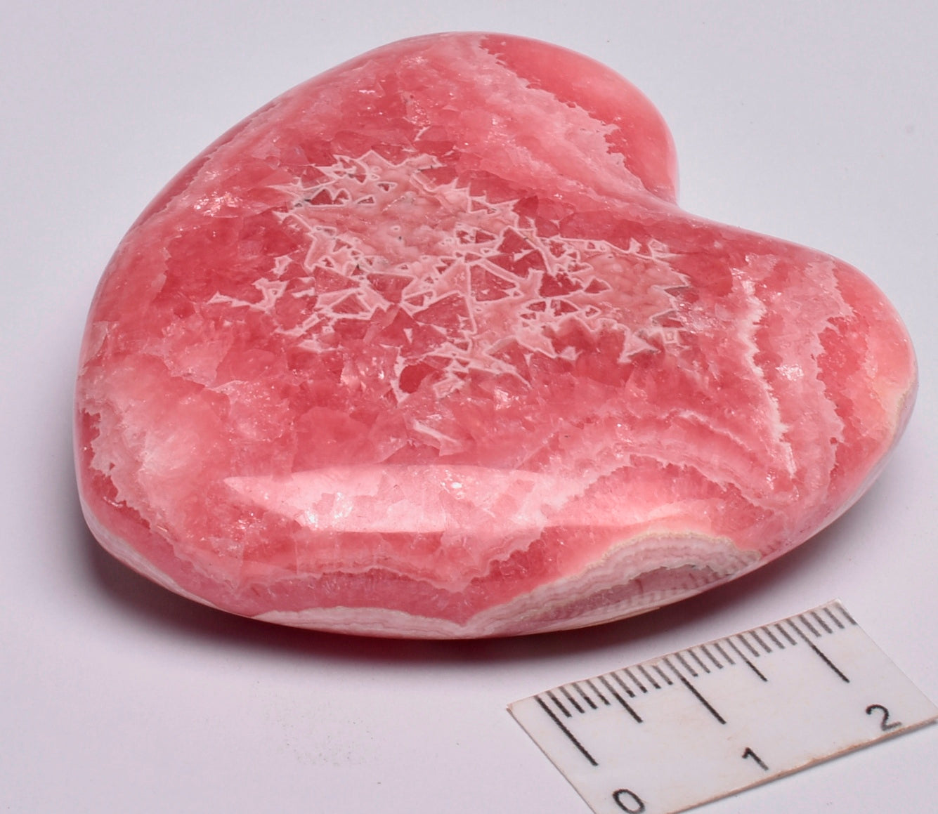 RHODOCHROSITE POLISHED CARVED HEART P330