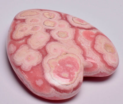 RHODOCHROSITE POLISHED CARVED HEART P330