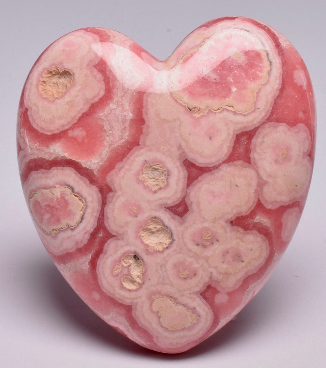 RHODOCHROSITE POLISHED CARVED HEART P330