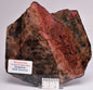 RHODONITE POLISHED SLICE, AUSTRALIA S496