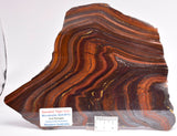 BANDED TIGER IRON Polished Slice, AUSTRALIA S504