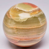 GREEN ONYX TRAVERTINE SPHERE P517