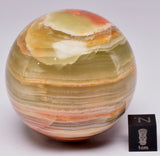 GREEN ONYX TRAVERTINE SPHERE P517