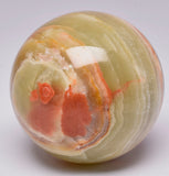 GREEN ONYX TRAVERTINE SPHERE P517