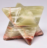 GREEN ONYX TRAVERTINE MERKABA P532