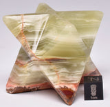 GREEN ONYX TRAVERTINE MERKABA P532