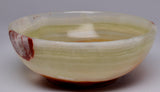 GREEN ONYX CARVED BOWL 12 CM