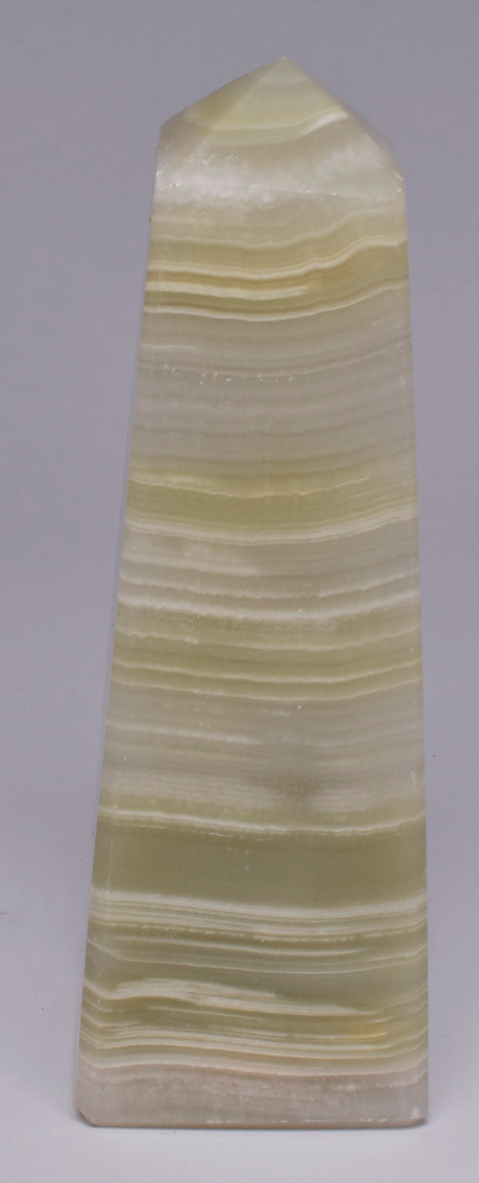 GREEN ONYX CARVED TOWER P536