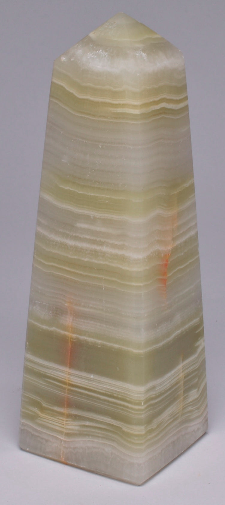 GREEN ONYX CARVED TOWER P536