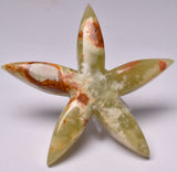 GREEN ONYX TRAVERTINE STARFISH P682