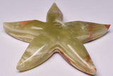 GREEN ONYX TRAVERTINE STARFISH P682