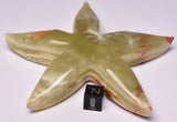 GREEN ONYX TRAVERTINE STARFISH P682