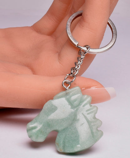 SODALITE HORSE KEYRING P673