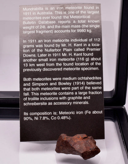 MUNDRABILLA IRON METEORITE MT65