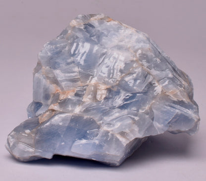 BLUE CALCITE CRYSTAL IN NATURAL ROUGH FORM R16