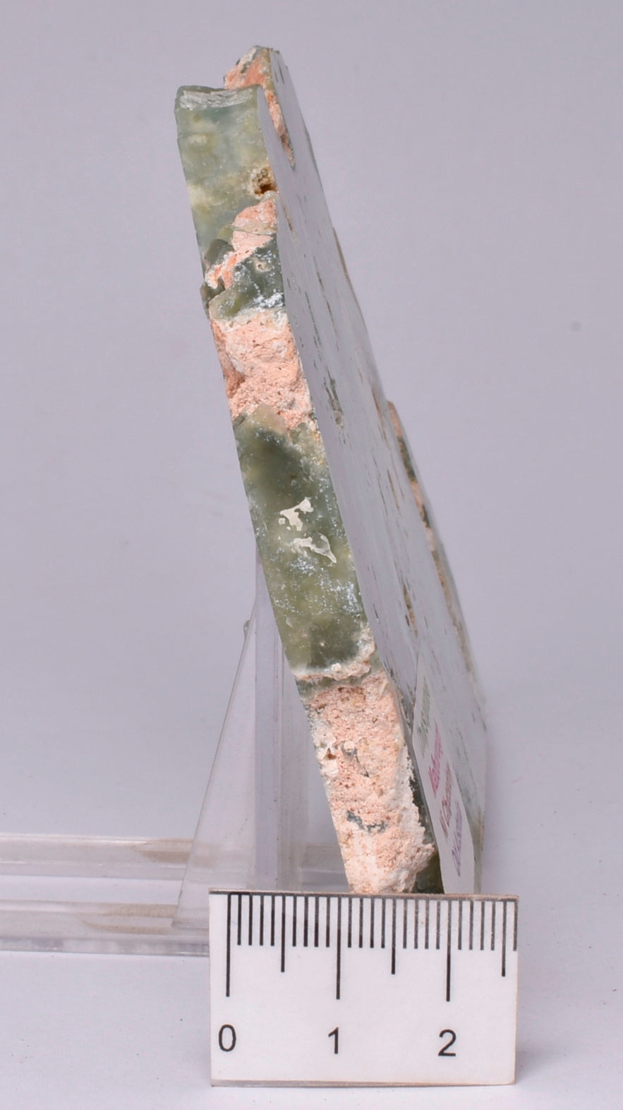 CHRYSOPRASE Polished CRYSTAL Slice, 155g, QLD Australia S703