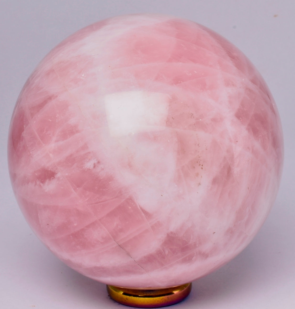 ROSE QUARTZ CRYSTAL SPHERE P720