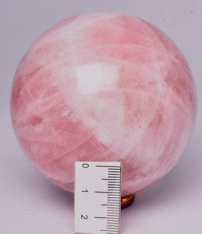 ROSE QUARTZ CRYSTAL SPHERE P720