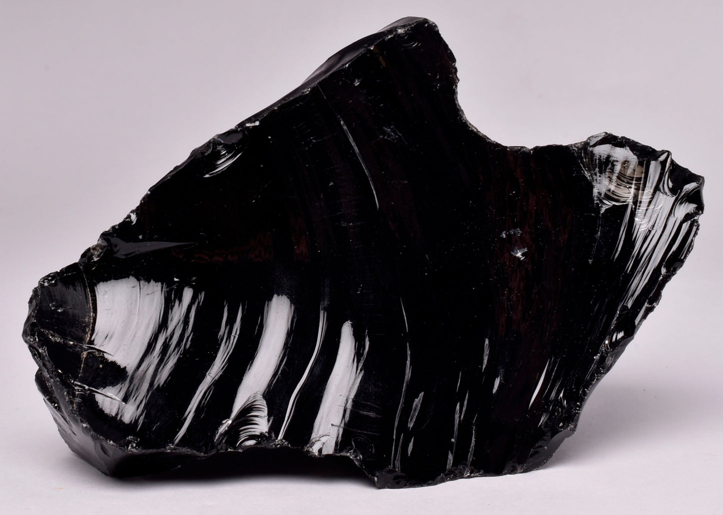 BLACK OBSIDIAN NATURAL ROUGH ROCK R26