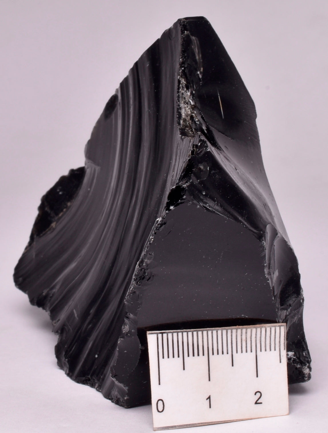 BLACK OBSIDIAN NATURAL ROUGH ROCK R26