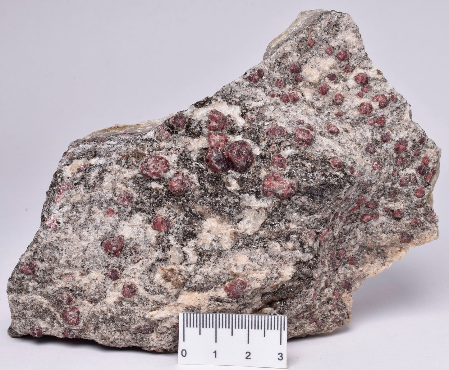 ALMANDINE GARNET, QUARTZ AND BIOTITE, AUSTRALIAN ANTARTIC TERRITORY M15