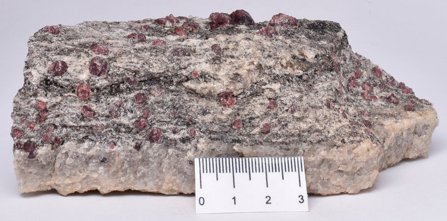 ALMANDINE GARNET, QUARTZ AND BIOTITE, AUSTRALIAN ANTARTIC TERRITORY M15