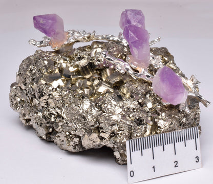 PYRITE and AMETHYST TREE M23