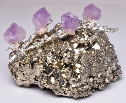 PYRITE and AMETHYST TREE M23