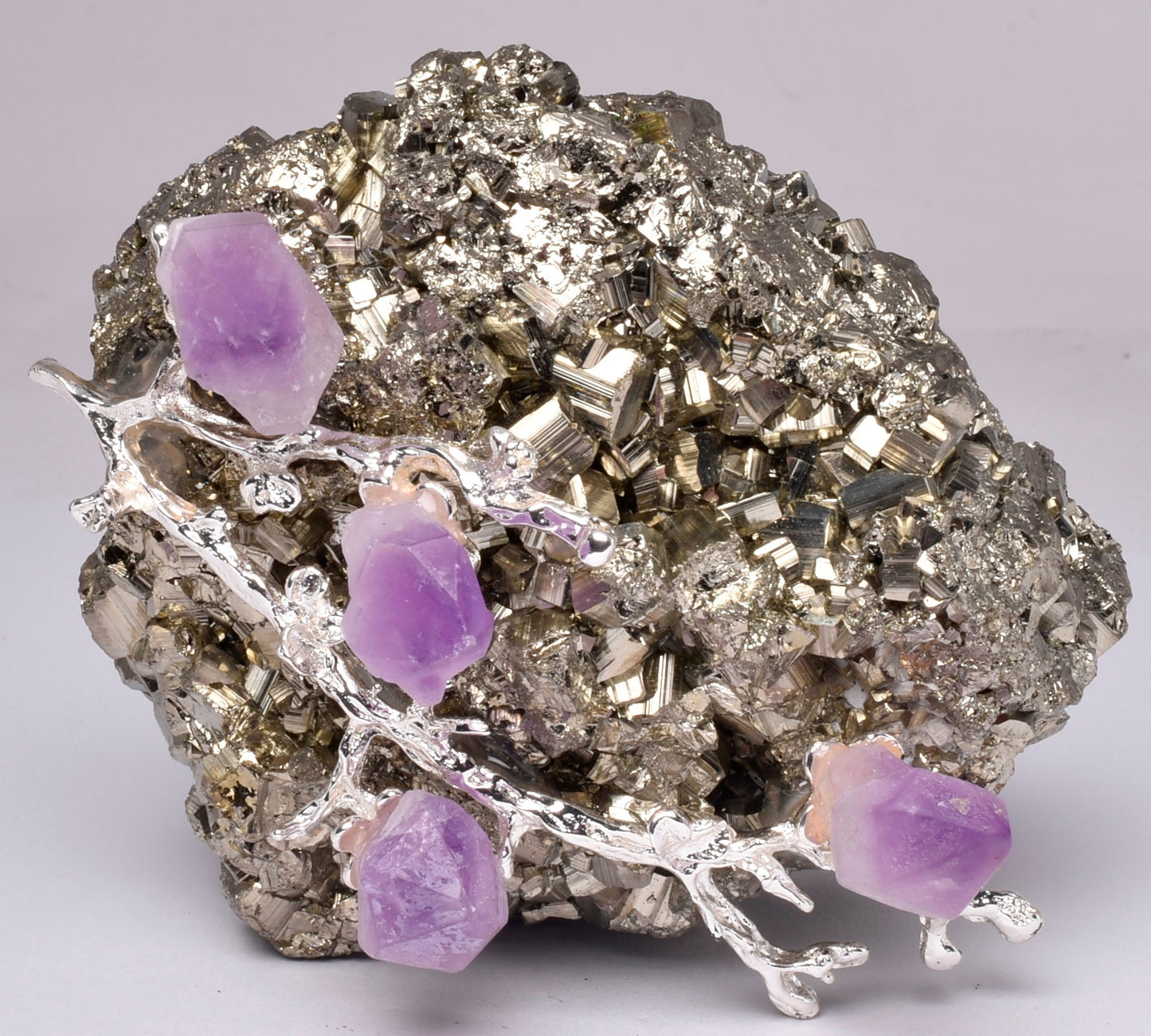 PYRITE and AMETHYST TREE M23