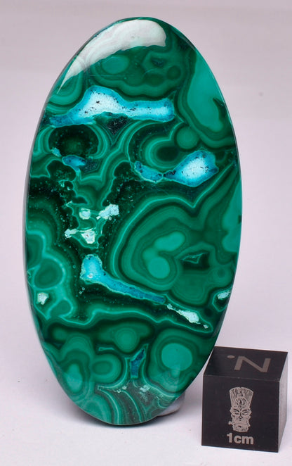 Malachite Polished Oval Cabochon P495