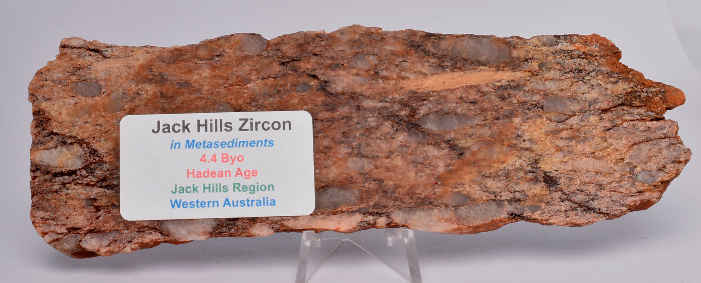 ZIRCON, Metaconglomerate Narryer Gneiss Slice, Jack Hills, Australia S872