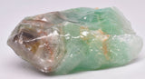 GREEN CALCITE CRYSTAL IN NATURAL ROUGH ROCK FORM R46